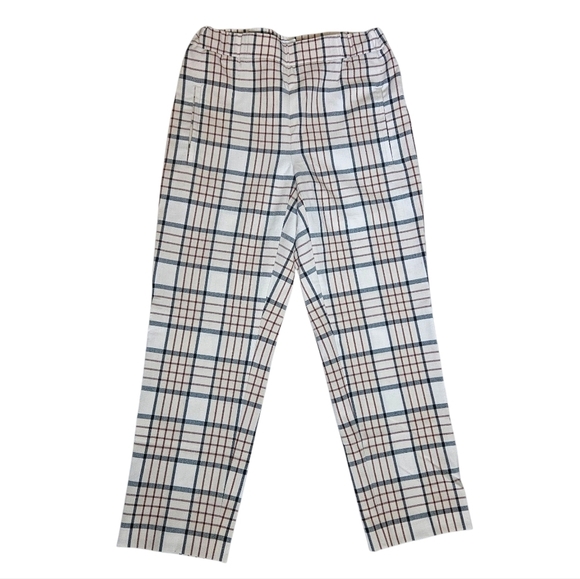 Wilfred Darontal Greyscale Isla Tartan Career Pant Size 0 - Picture 3 of 9